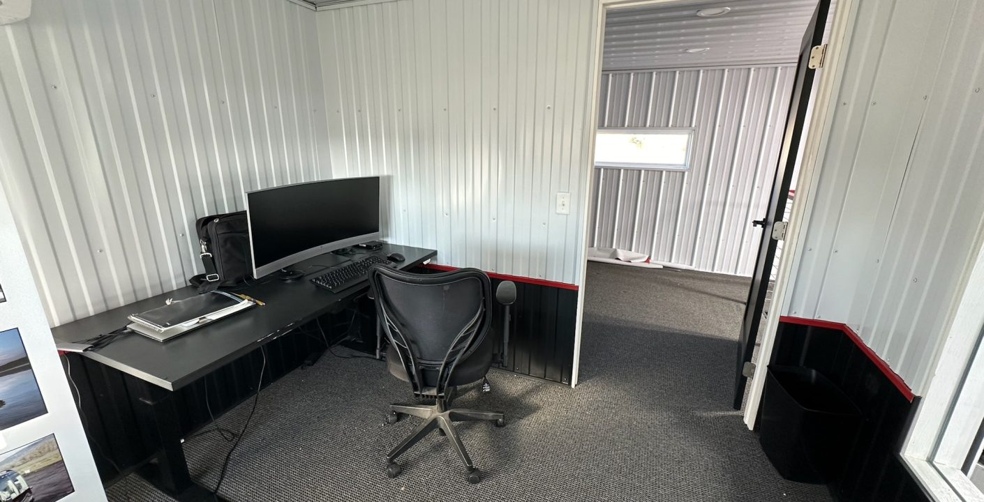 office inside of shop world