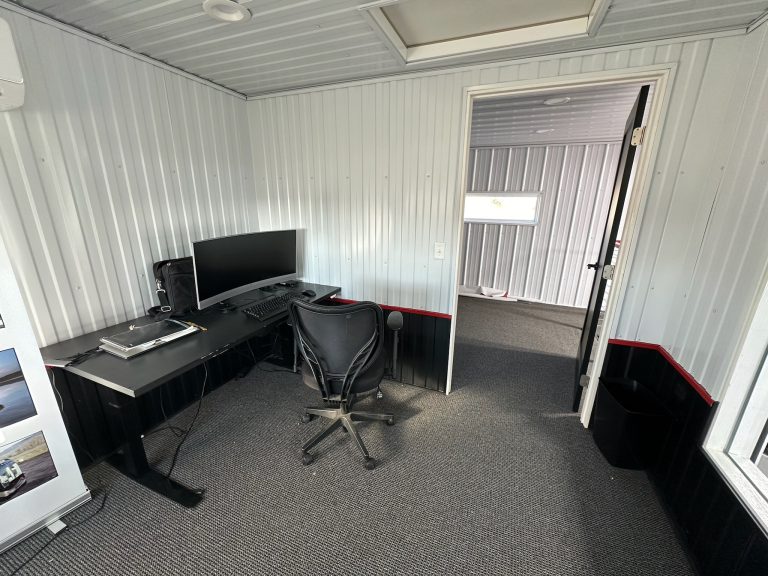 office inside of shop world