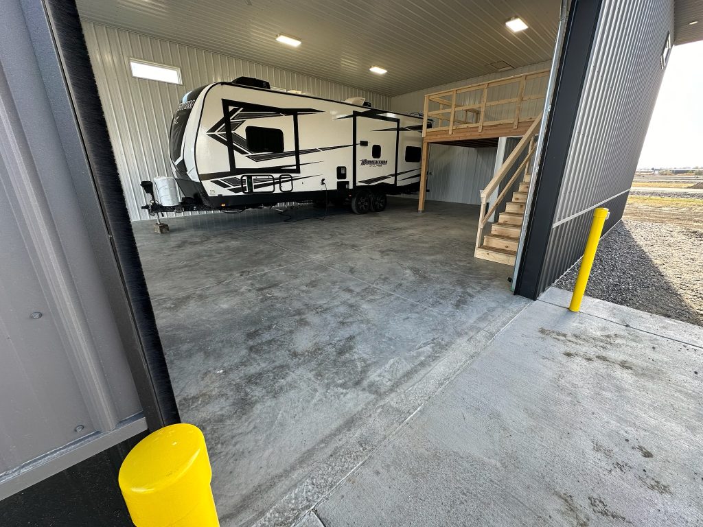 camper parked in shop world unit