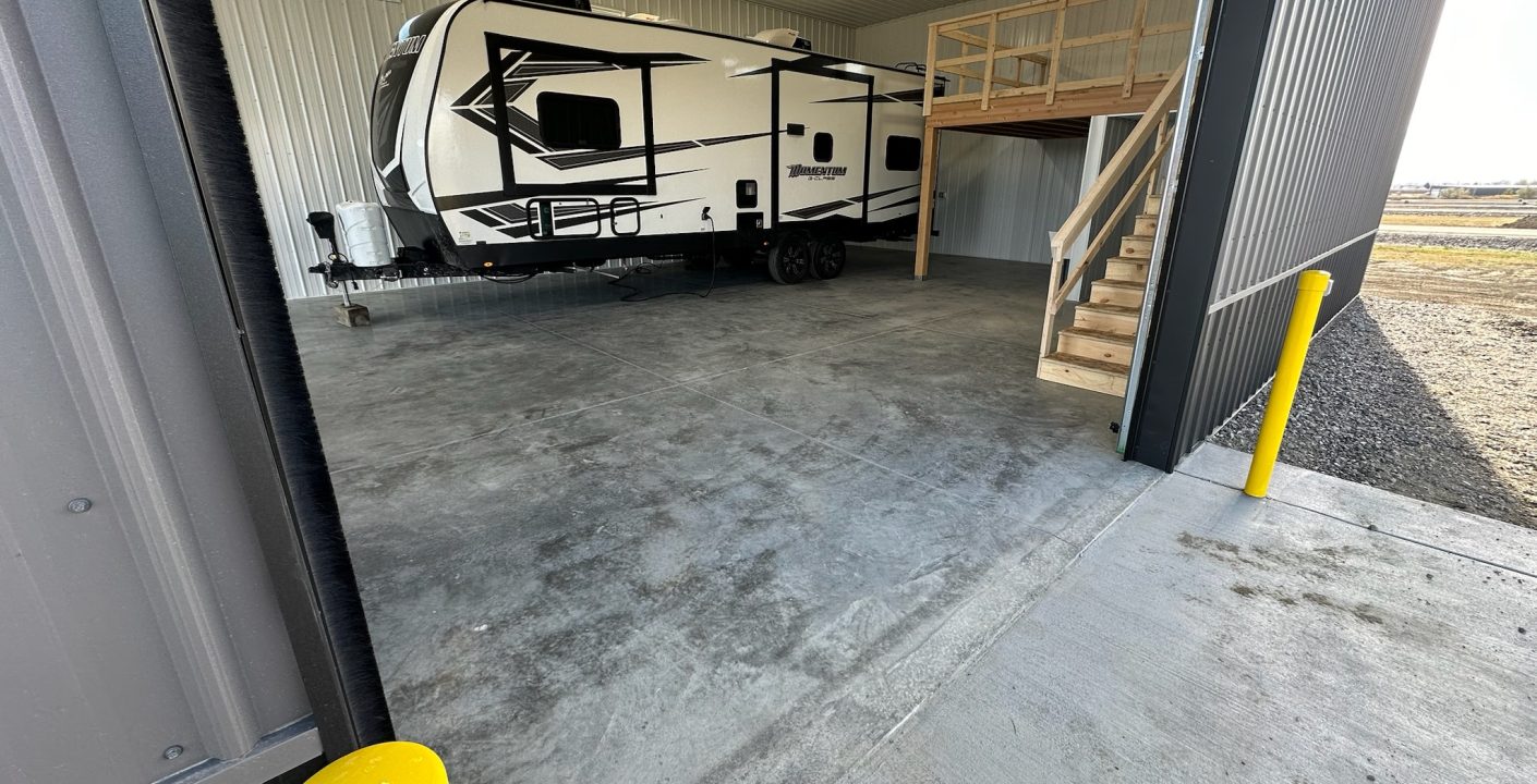 camper parked in shop world unit